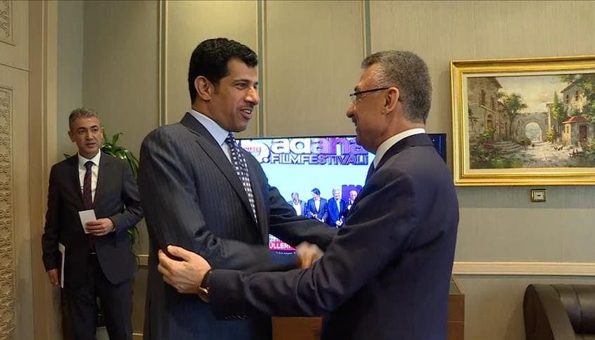  نائب الرئيس التركي يستقبل سفير قطر لدى أنقرة