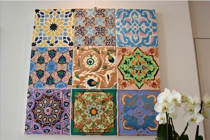  الزخارف الإسلامية والعثمانية مصدر إلهام فنان إيطالي