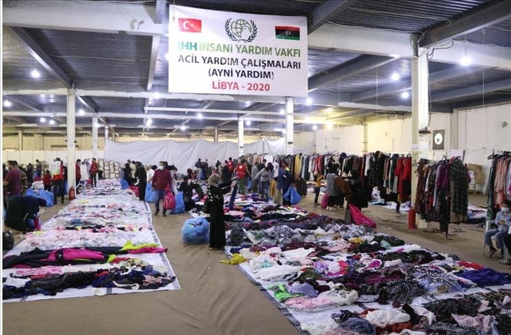  “الإغاثة الإنسانية” التركية تفتتح سوقاً خيرياً بمصراتة الليبية