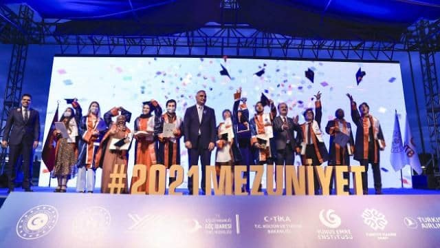 الاحتفال بتخريج طلاب منحة الحكومة التركية 2021