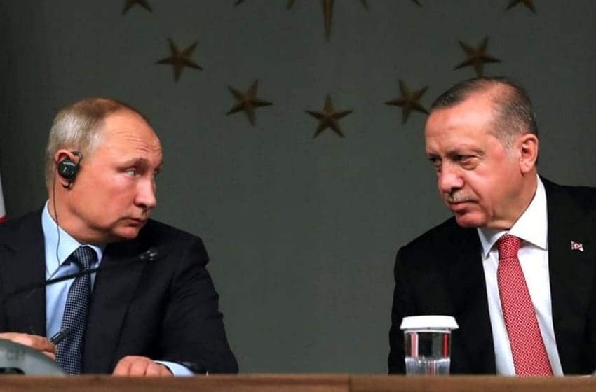  أردوغان يلتقي بوتين في روسيا بزيارة عمل تلبية لدعوته