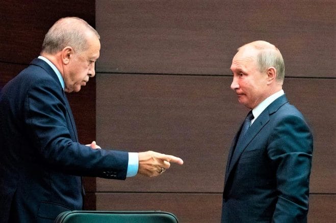 أردوغان يلتقي بوتين في روسيا بزيارة عمل تلبية لدعوته