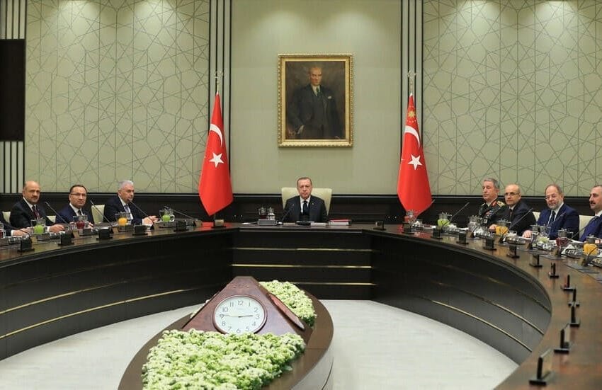 اجتماع مجلس الأمن القومي التركي