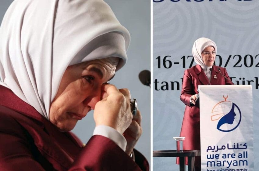  أمينة أردوغان تشيد بالمرأة الفلسطينية