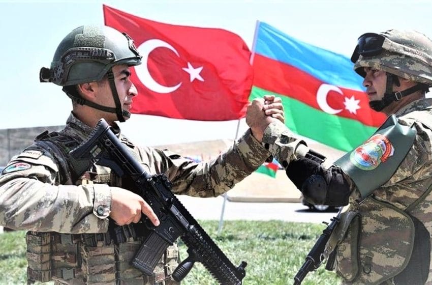 المناورات التركية الأذربيجانية