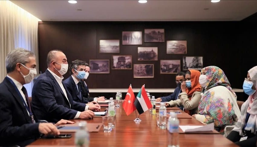لقاء وزراء خارجية البلدين - دعم تركيا للسودان