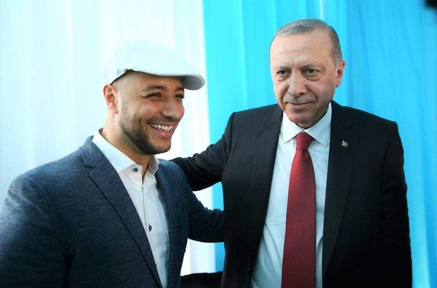ماهر زين مع الرئيس التركي رجب طيب أردوغان