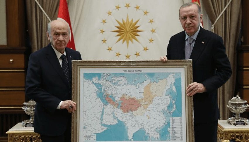 أردوغان وزعيم الحركة القومية يلتقيان في أنقرة 2021