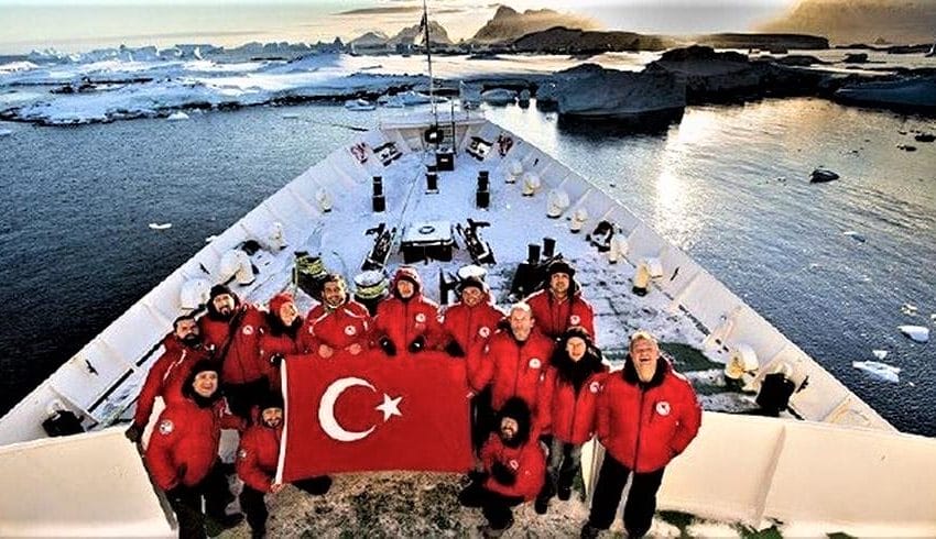  إعلان انتهاء تصميم القاعدة التركية في أنتاركتيكا 2021