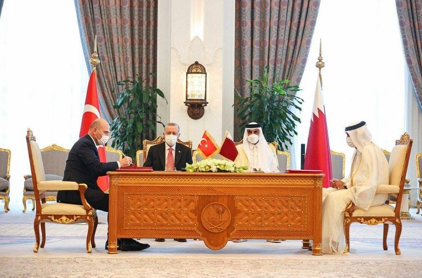 اتفاقيات تعاون بين تركيا وقطر في مجالات عدة