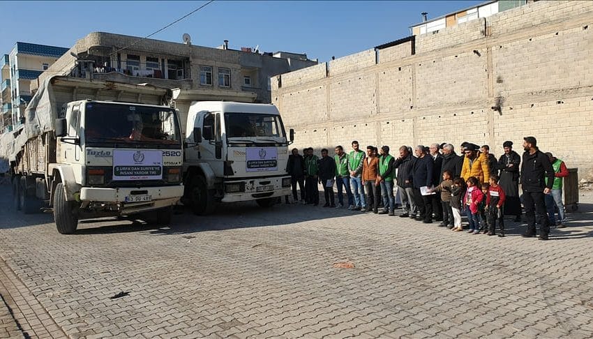 الإغاثة الإنسانية التركية ترسل 200 شاحنة مساعدات إلى سوريا