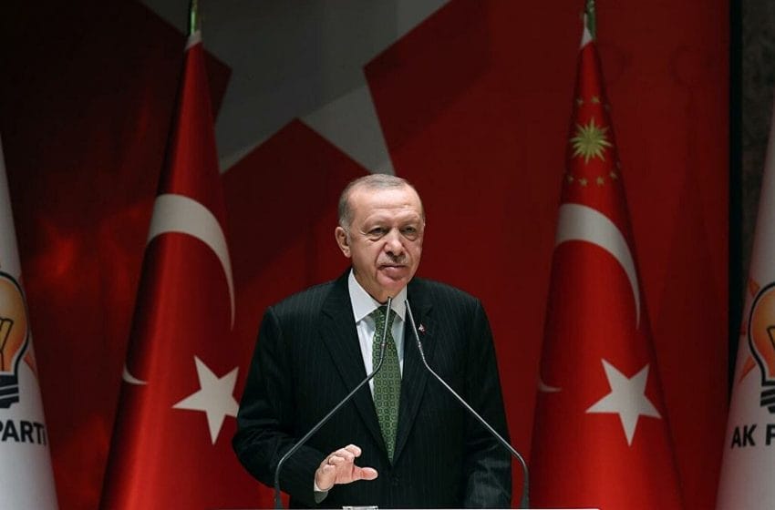 أردوغان يعزي أسر شهداء سقطوا قرب الحدود مع سوريا