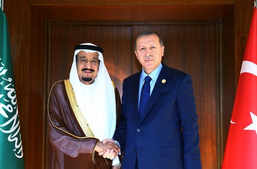  أردوغان: حوارنا الإيجابي مع السعودية مستمر