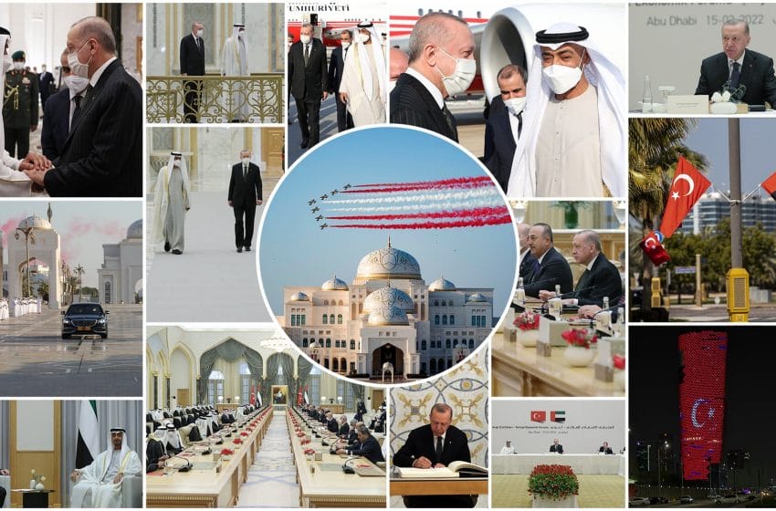  أردوغان: أتمنى أن تعود زيارة الإمارات بالخير على البلدين والمنطقة