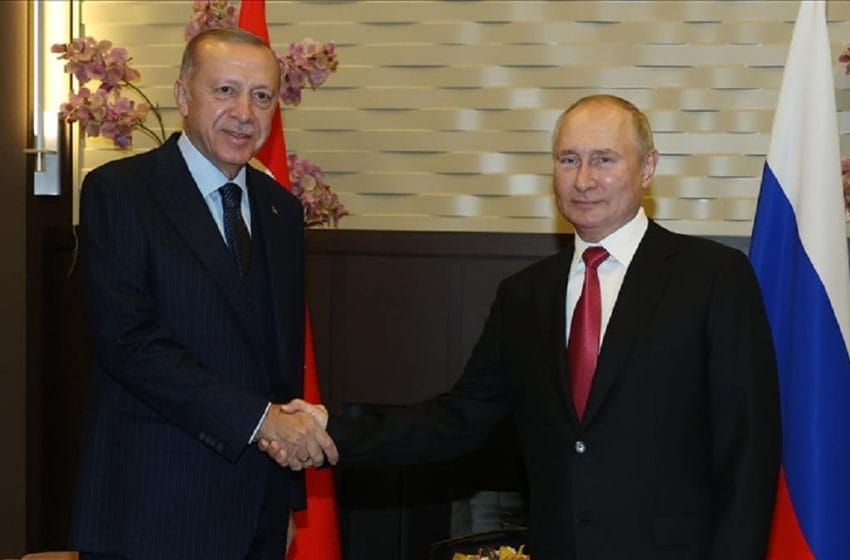 أردوغان يعرض على بوتين استضافة قمة روسية أوكرانية