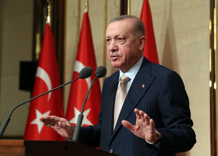  أردوغان: تركيا تواصل مساعيها الدبلوماسية لحل الأزمة الأوكرانية
