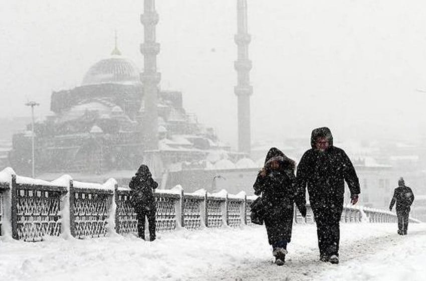 عاصفة ثلجية في تركيا