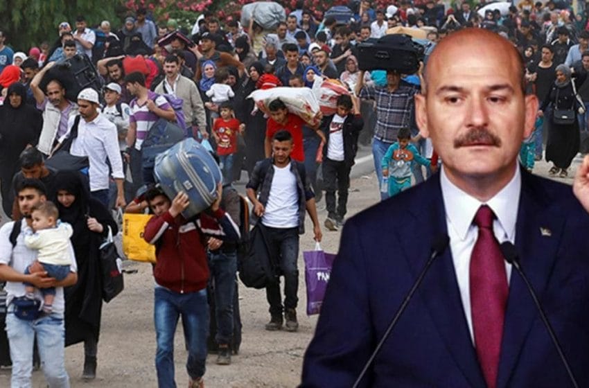الوزير التركي صويلو واللاجئين السوريين