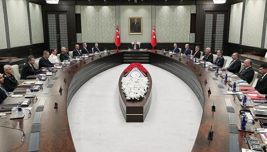  مجلس الأمن القومي التركي… العمليات العسكرية لا تستهدف سيادة دول الجوار