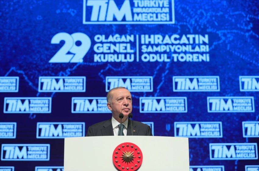 أردوغان: تركيا ستصبح إحدى قواعد الإنتاج والتصدير الرائدة في العالم