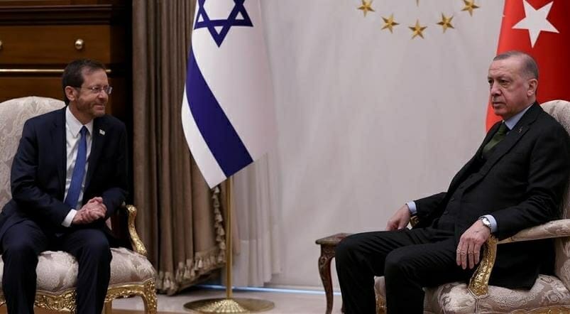  الرئيسان التركي والإسرائيلي يبحثان العلاقات الثنائية وقضايا إقليمية